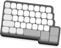 キーボード（左）